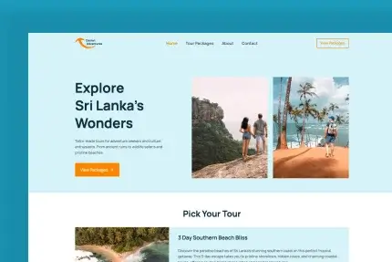 Tour Booking Website එකක් හදන හැටි